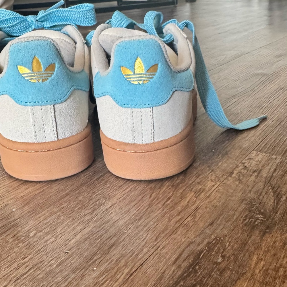 adidas Women's Sneakers in Gray and Blue - Picture 8 of 13
